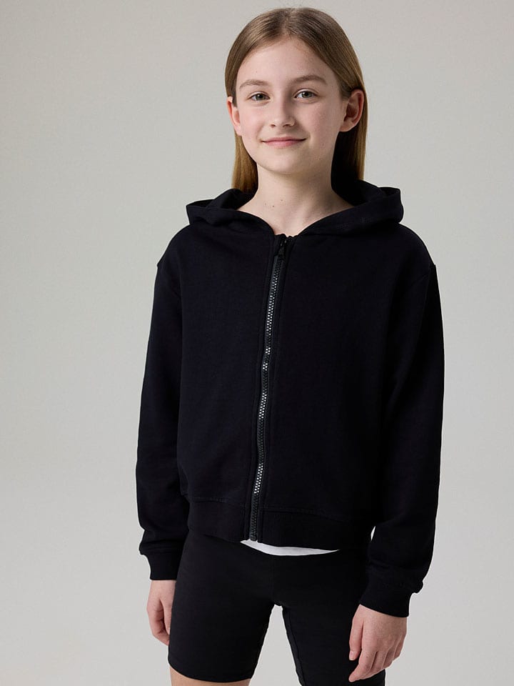 Sweatvest "Mille" zwart
