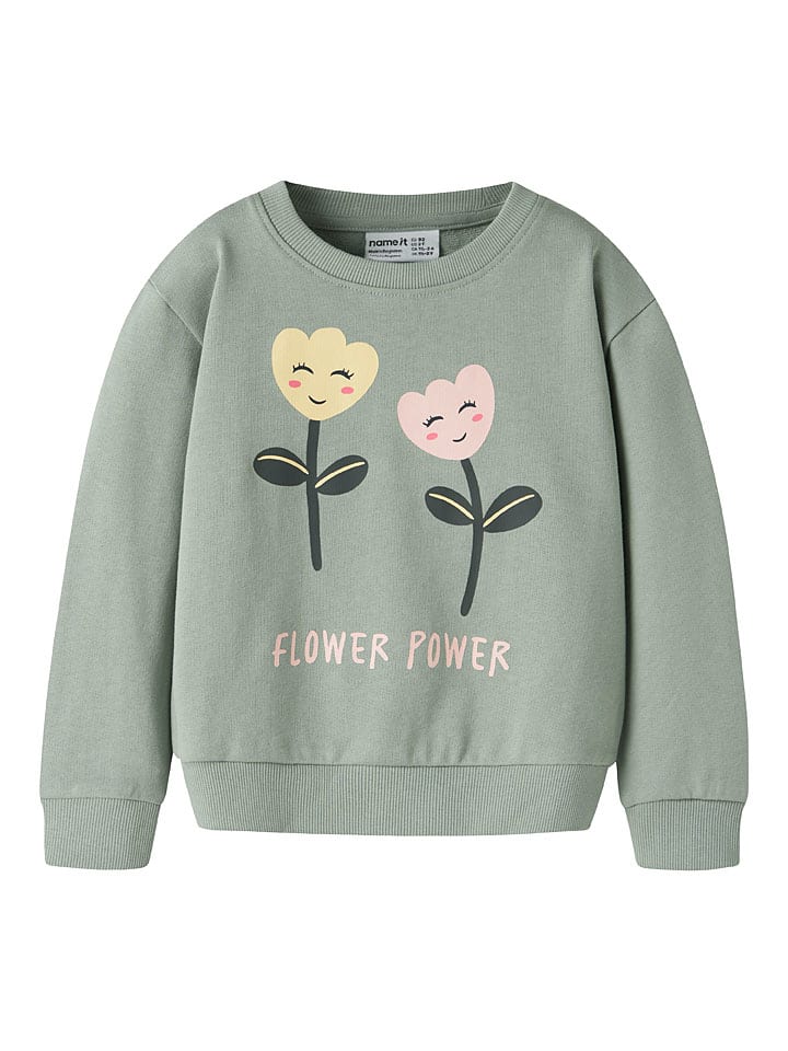 Sweatshirt "Vasacha" groen