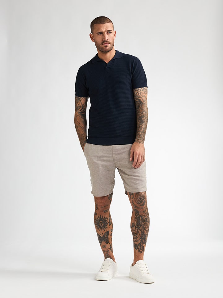 Poloshirt in Dunkelblau