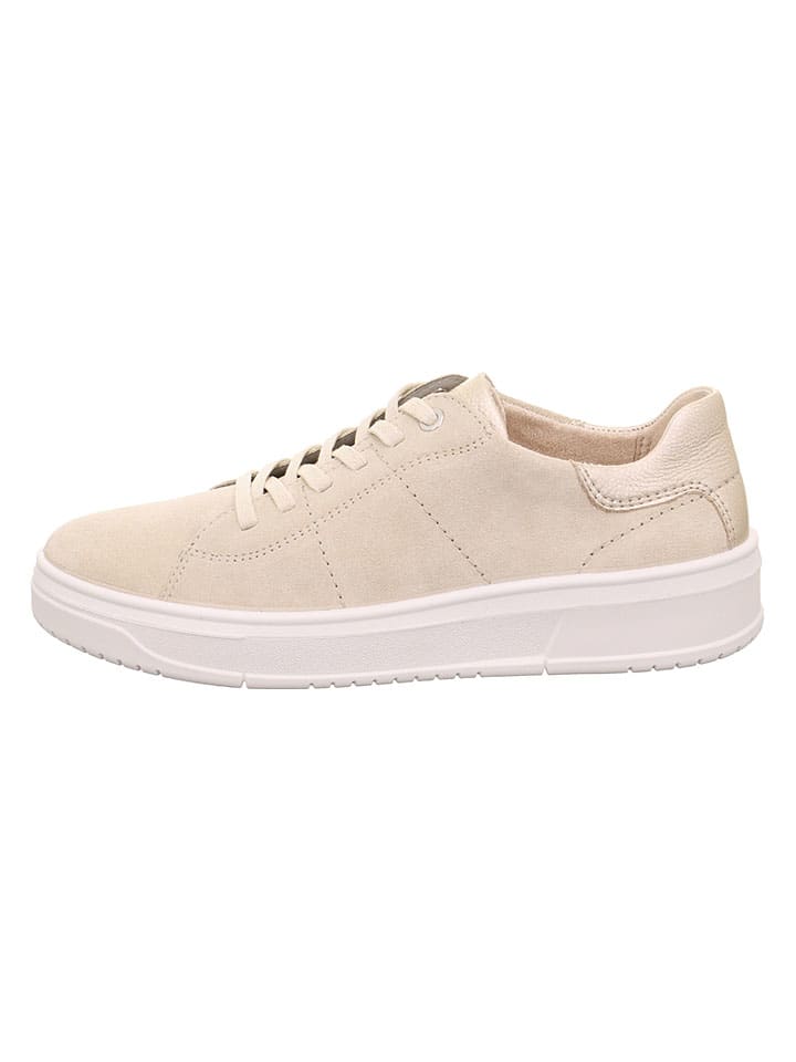 Leren sneakers "Rejoise" crème
