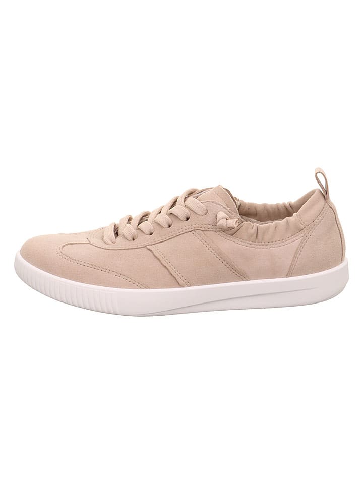 Leren sneakers "Silence" beige