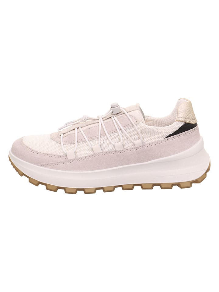 Leren sneakers "T4 RUN" beige