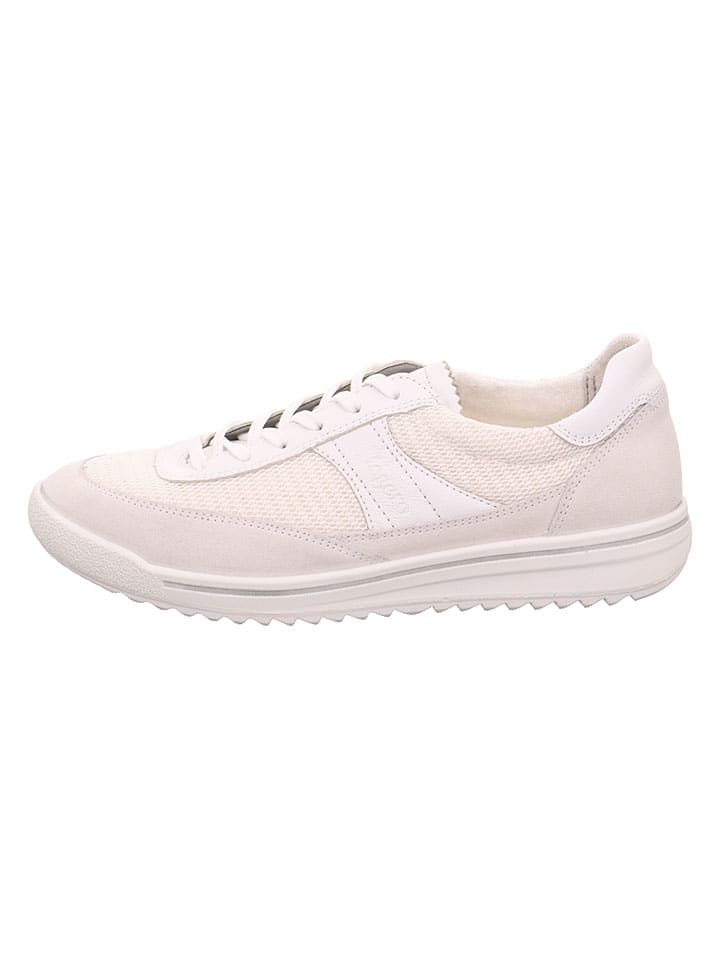 Skórzane sneakersy "Alia" w kolorze białym