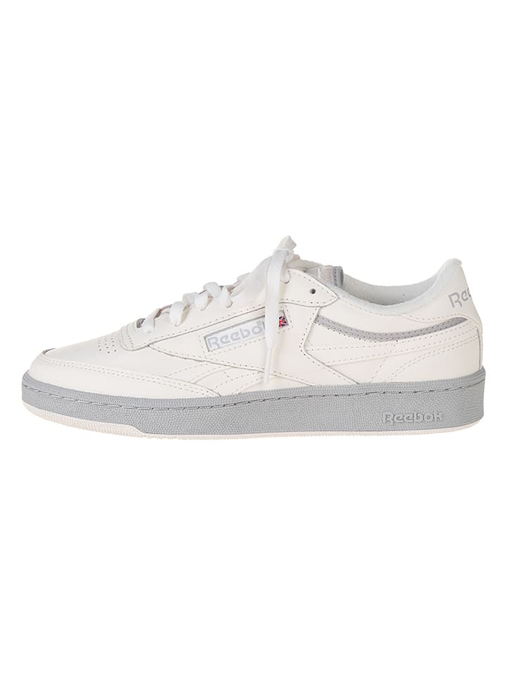 Leder-Sneakers "Club C Revenge Vintage" in Creme