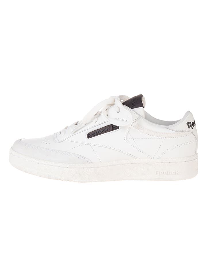Leder-Sneakers "Club C" in Weiß
