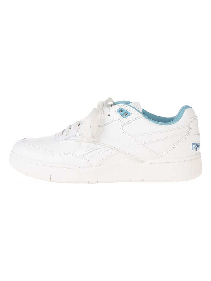 Leren sneakers "BB 4000 II" wit/lichtblauw