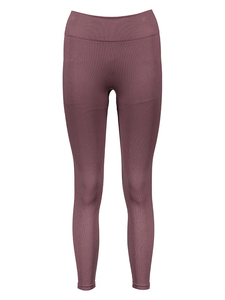 Legginsy sportowe w kolorze czerwonym