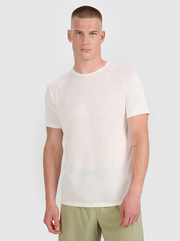 Laufshirt in Creme