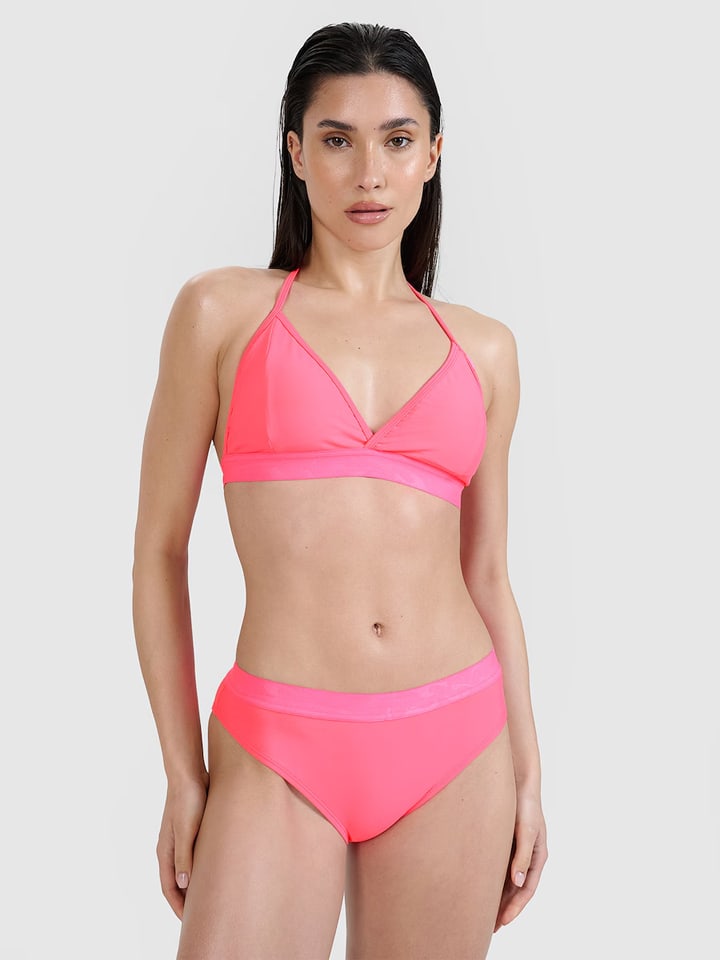 Biustonosz bikini w kolorze różowym