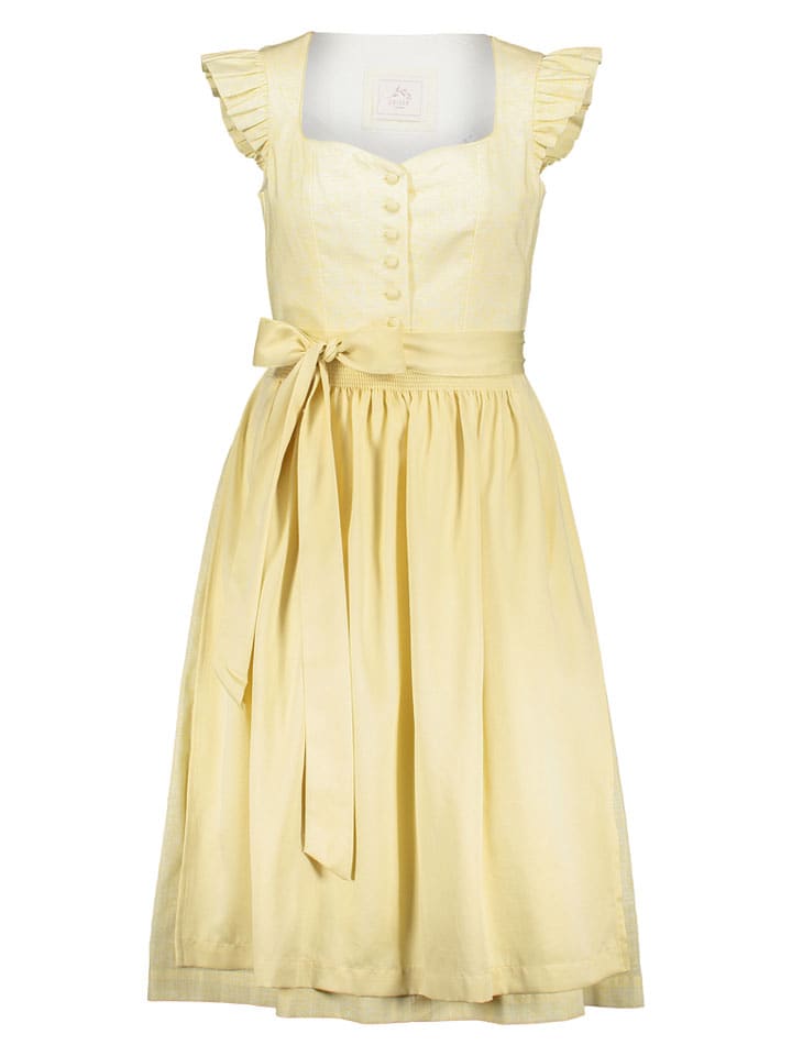 Dirndl in Gelb
