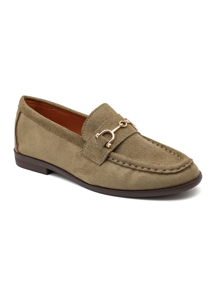 Mocassins kaki