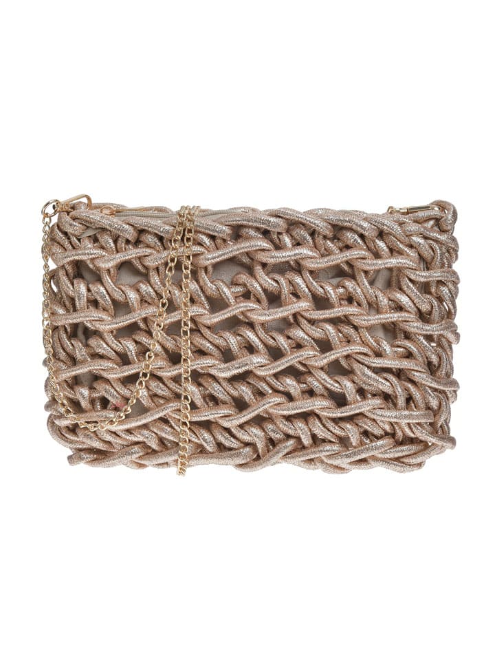 Schoudertas beige - (B)28 x (H)17 x (D)3 cm