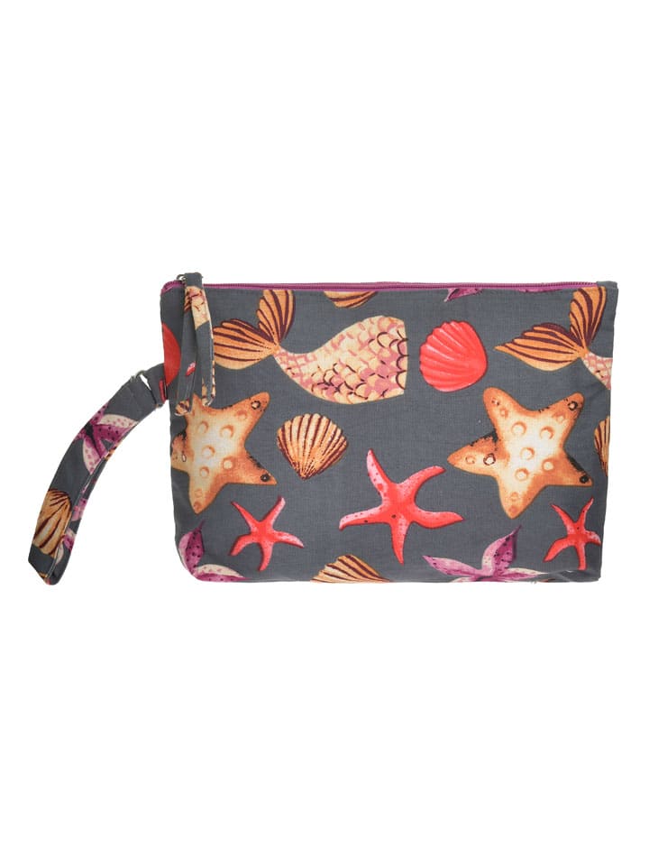 Kosmetiktasche in Anthrazit - (B)25 x (H)17 x (T)5 cm