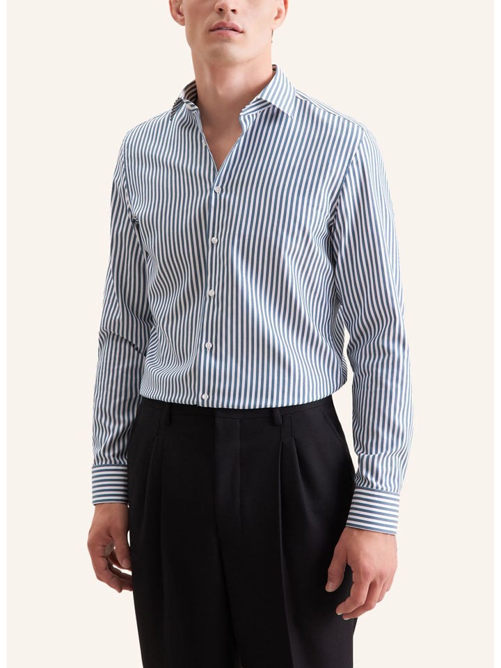 Koszula - Slim fit - w kolorze zielonym