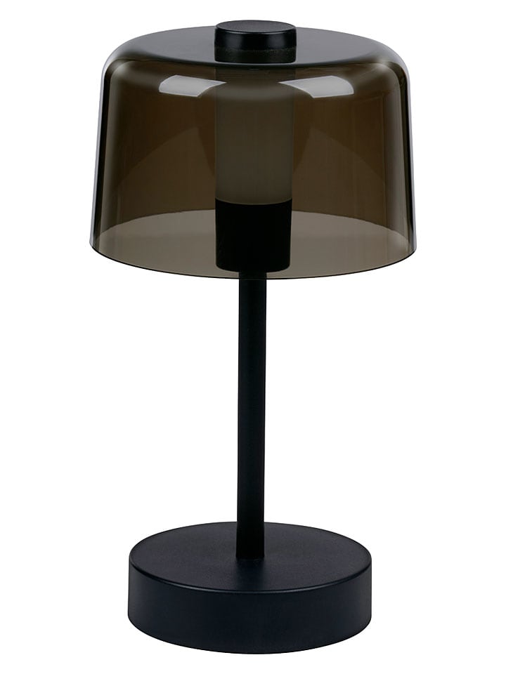 Lampa stołowa LED w kolorze czarnym - wys. 24,2 x Ø 13 cm
