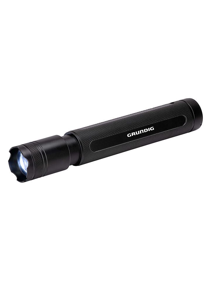 Latarka LED w kolorze czarnym - wys. 24,5 x Ø 4,25 cm