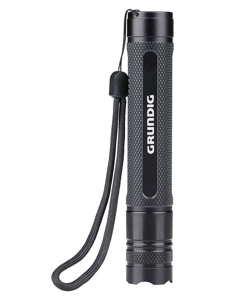 LED-Taschenlampe in Schwarz - (H)15,5 x Ø 2,7 cm