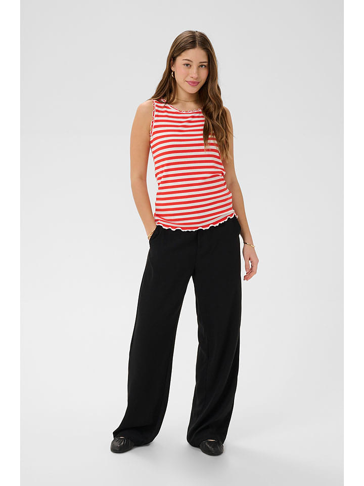 Top in Rot/ Weiß