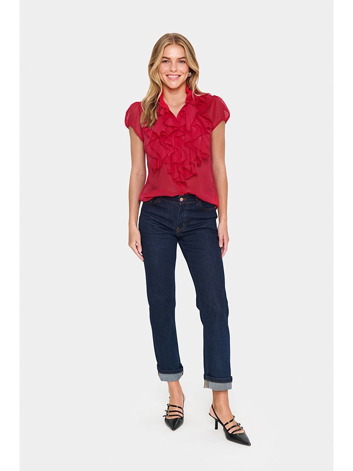 Bluzka w kolorze czerwonym