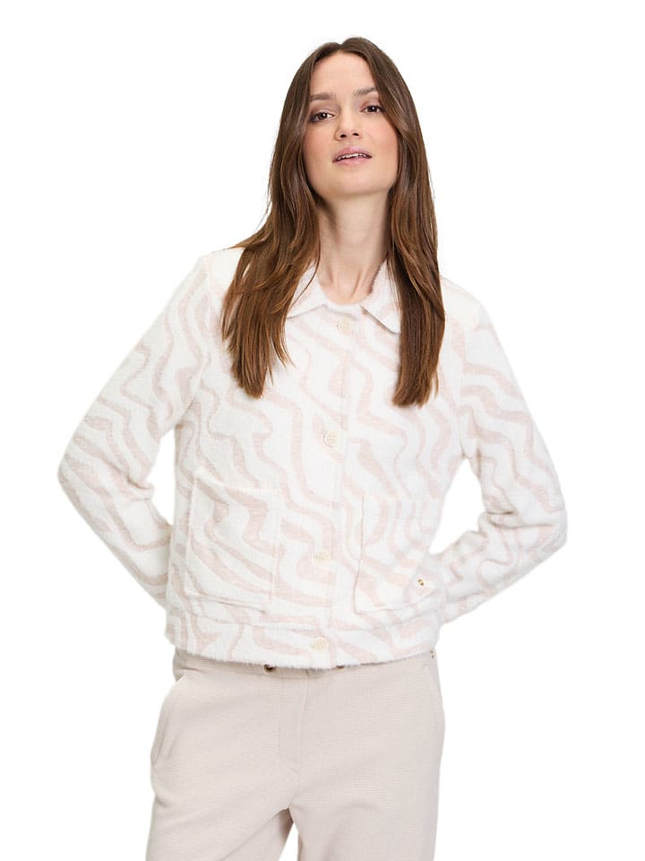 Übergangsjacke in Creme/ Beige