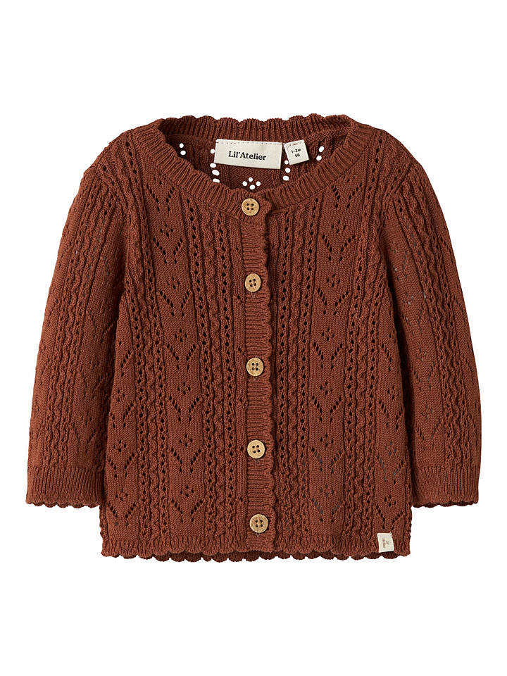 Cardigan "Kajsa" in Braun
