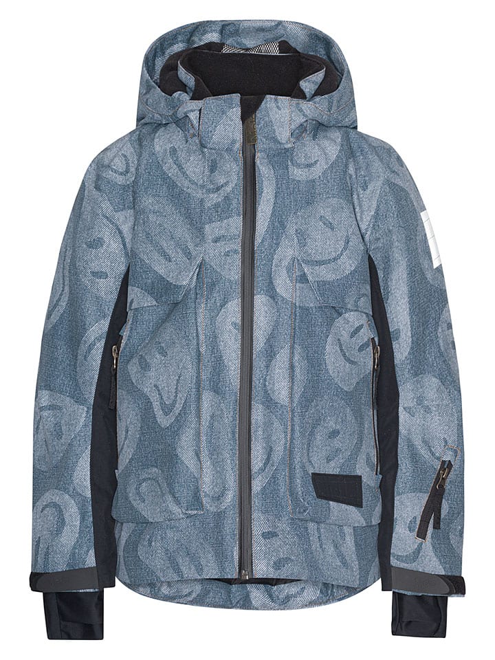 Winterjacke in Hellblau