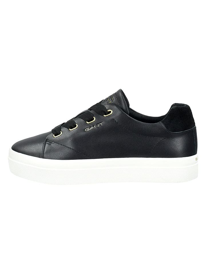Leren sneakers "Avona" donkerblauw