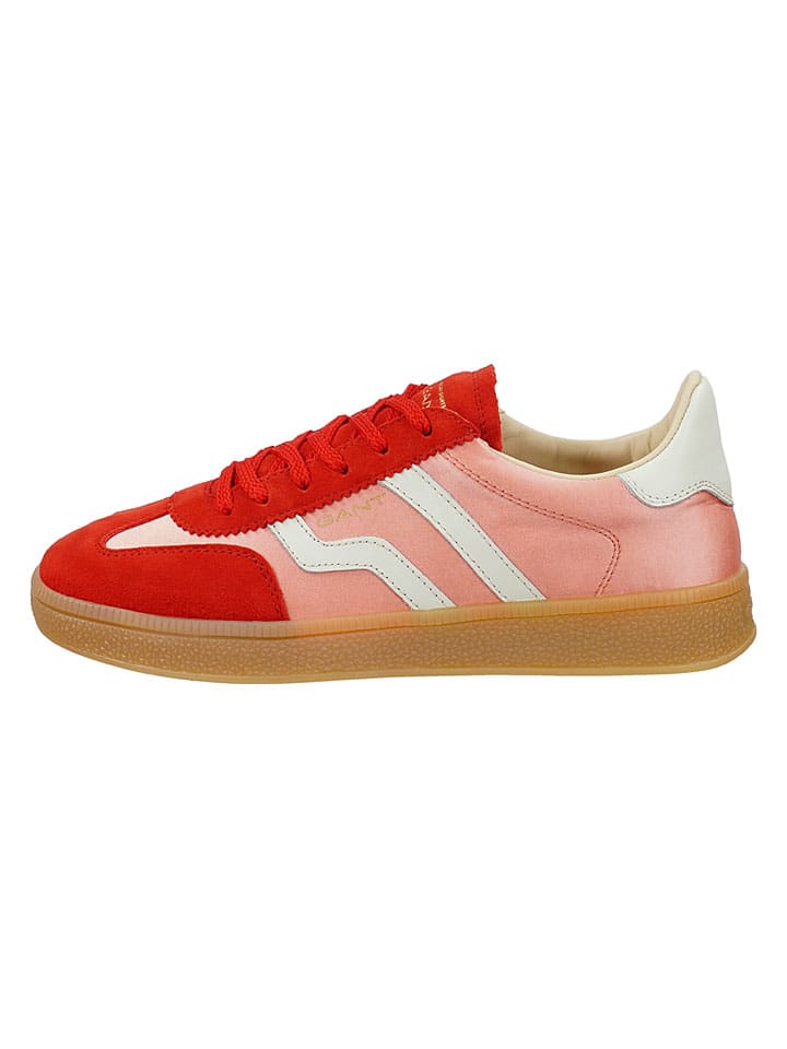 Leren sneakers "Cuzim" lichtroze/rood
