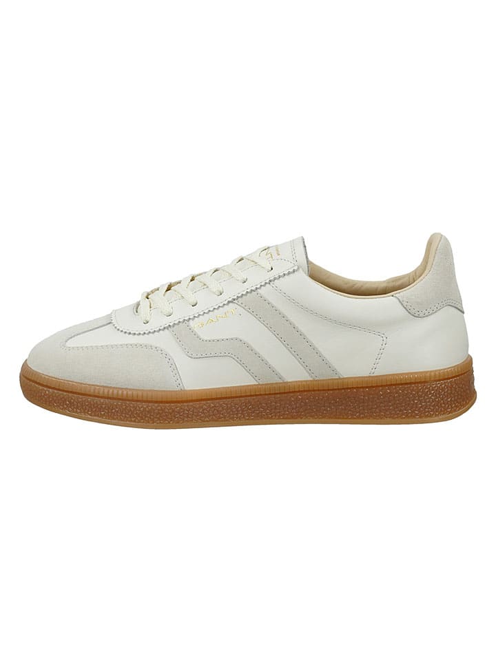 Leder-Sneakers "Cuzima" in Weiß
