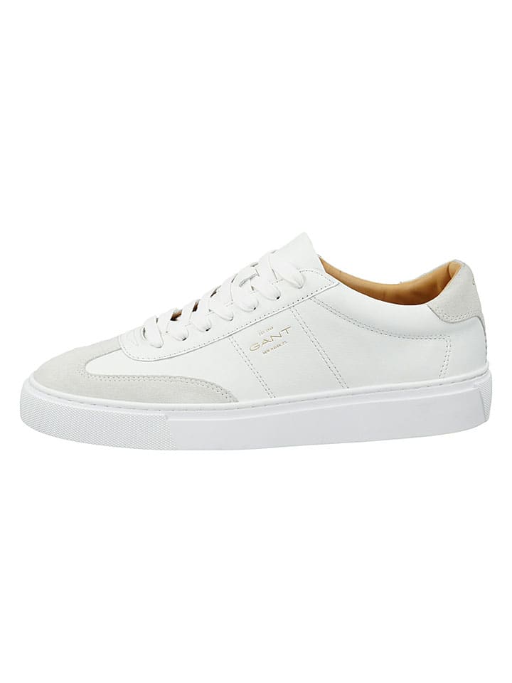 Skórzane sneakersy "McJulien" w kolorze białym