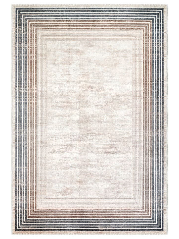Kurzflor-Teppich ''Solenne'' in Creme