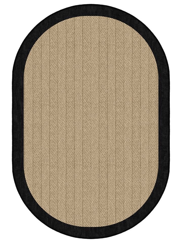 Laagpolig tapijt ''Nadia'' beige/zwart