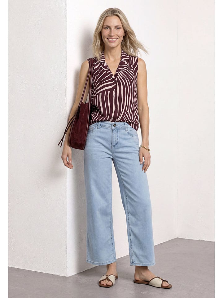 Bluse in Bordeaux