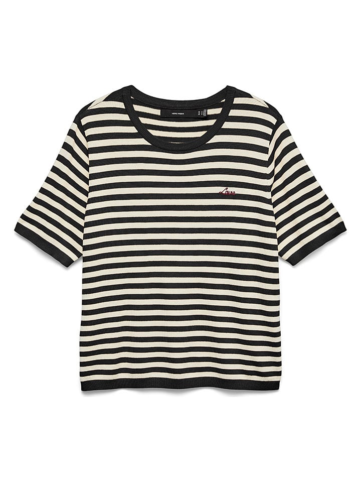 Sweter w kolorze czarno-białym