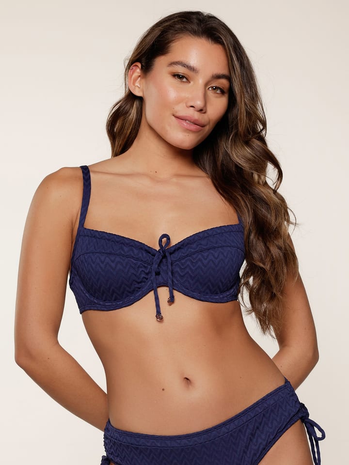 Biustonosz bikini w kolorze granatowym