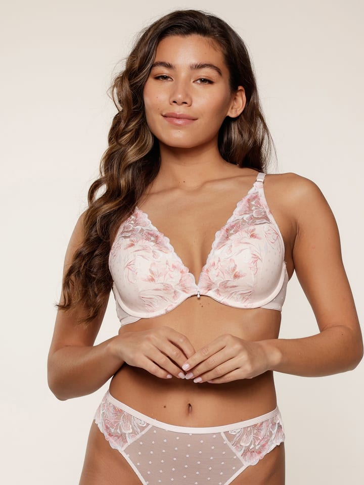 Bügel-BH in Creme/ PInk