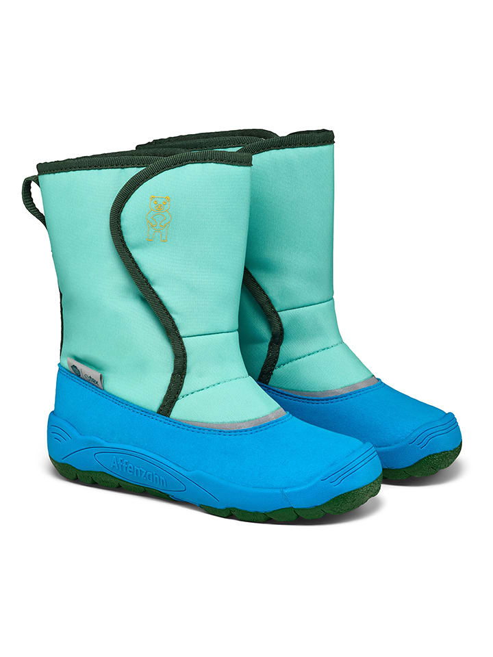 Buty barefoot "Freezy" w kolorze zielono-niebieskim