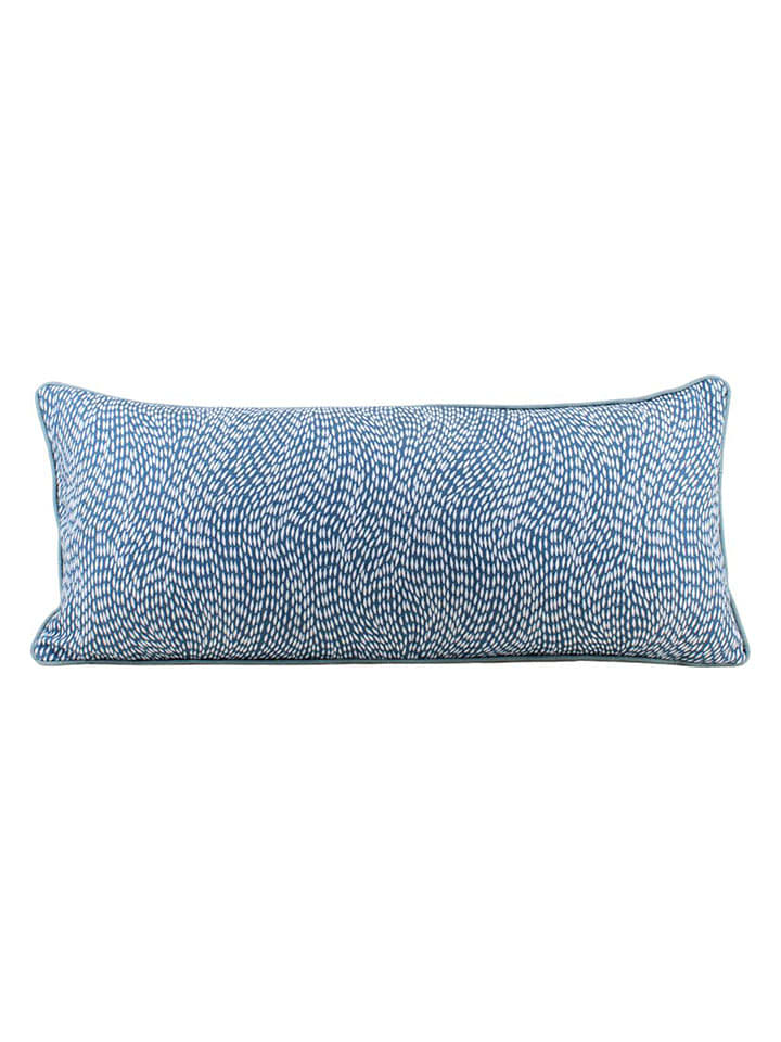 Poduszka outdoorowa "Shibo" w kolorze niebieskim - 30 x 70 cm
