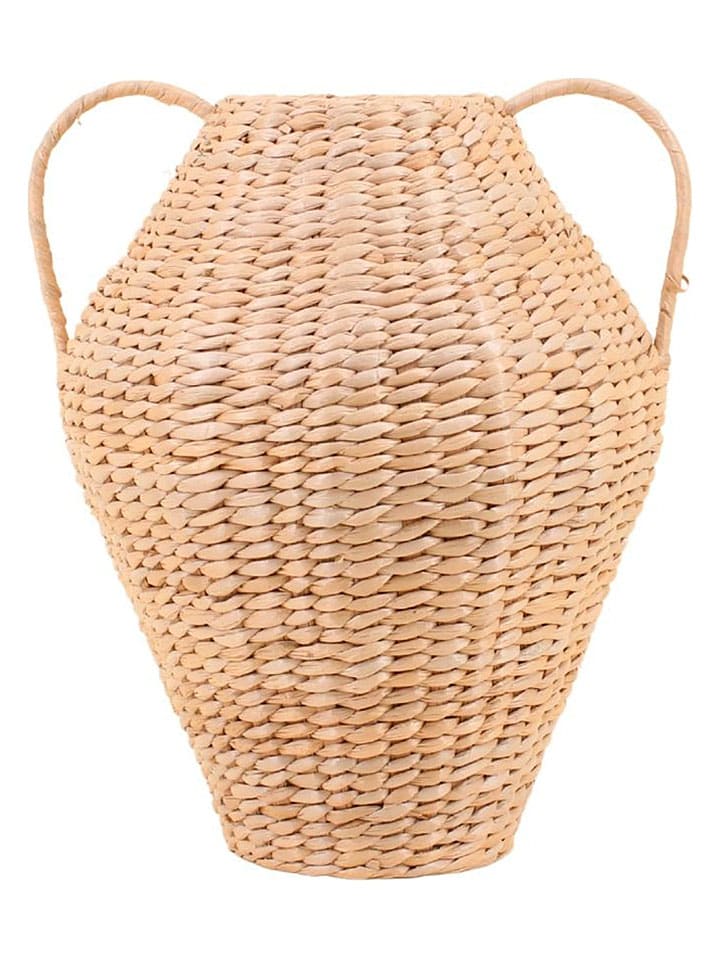 Deko-Vase in Beige - (H)30,5 x Ø 24 cm