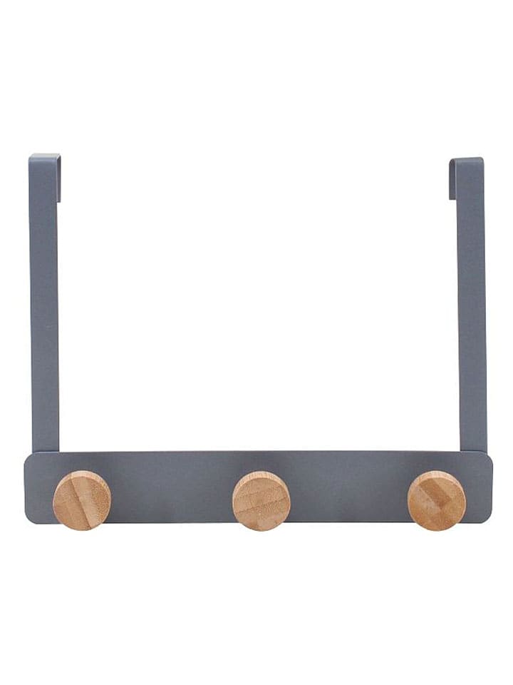 Garderobenhänger in Grau - (B)25 x (H)20 x (T)7,5 cm