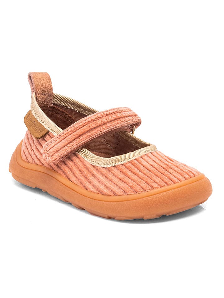 Skórzane buty barefoot w kolorze pomarańczowym