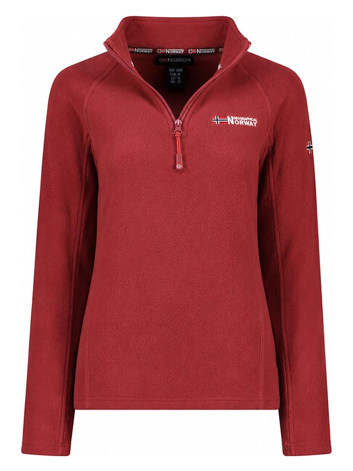 Bluza polarowa w kolorze czerwonym