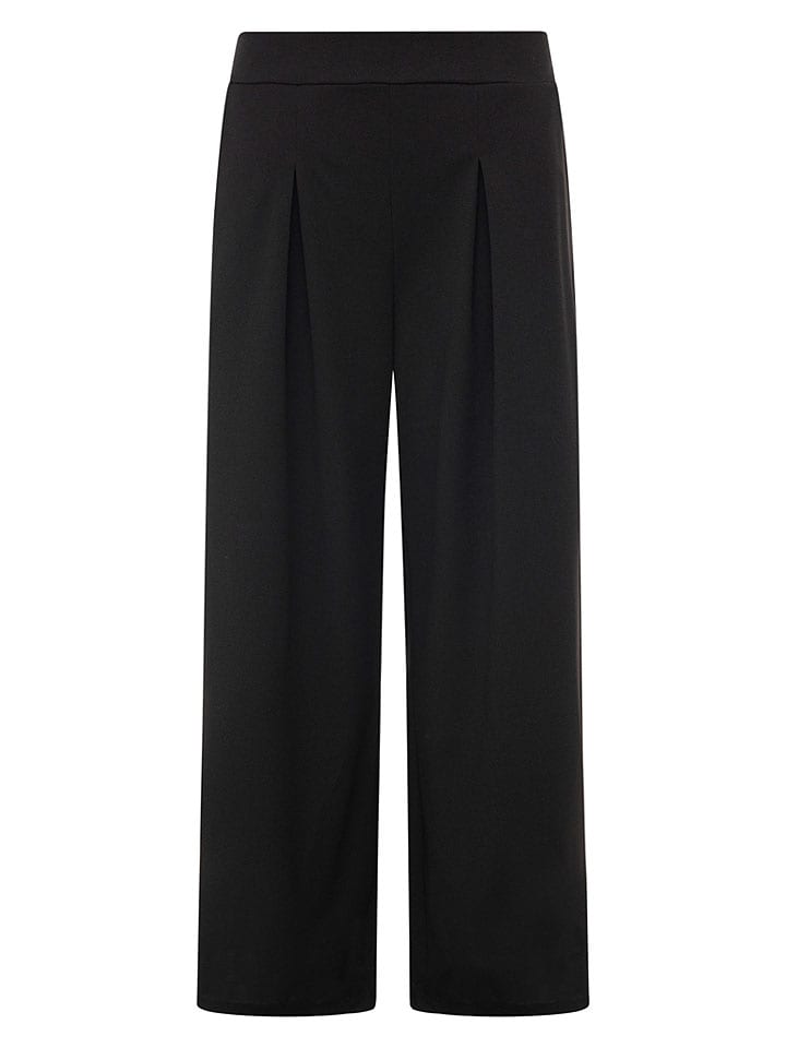 Stoffhose "Bundfalte" in Schwarz
