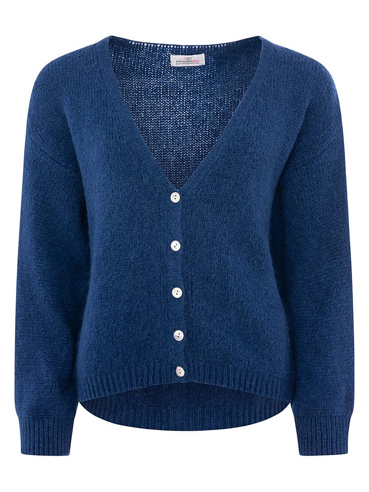 Cardigan "Uni" in Dunkelblau