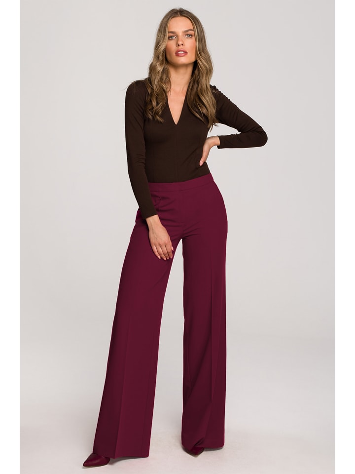 Marlenehose in Bordeaux