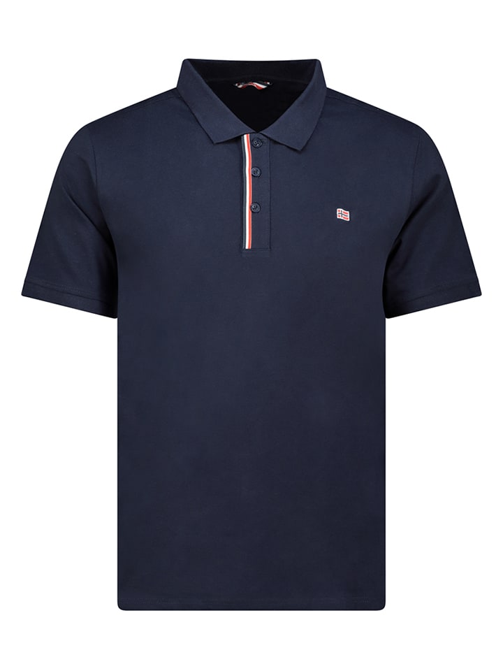 Poloshirt "Krown" in Dunkelblau