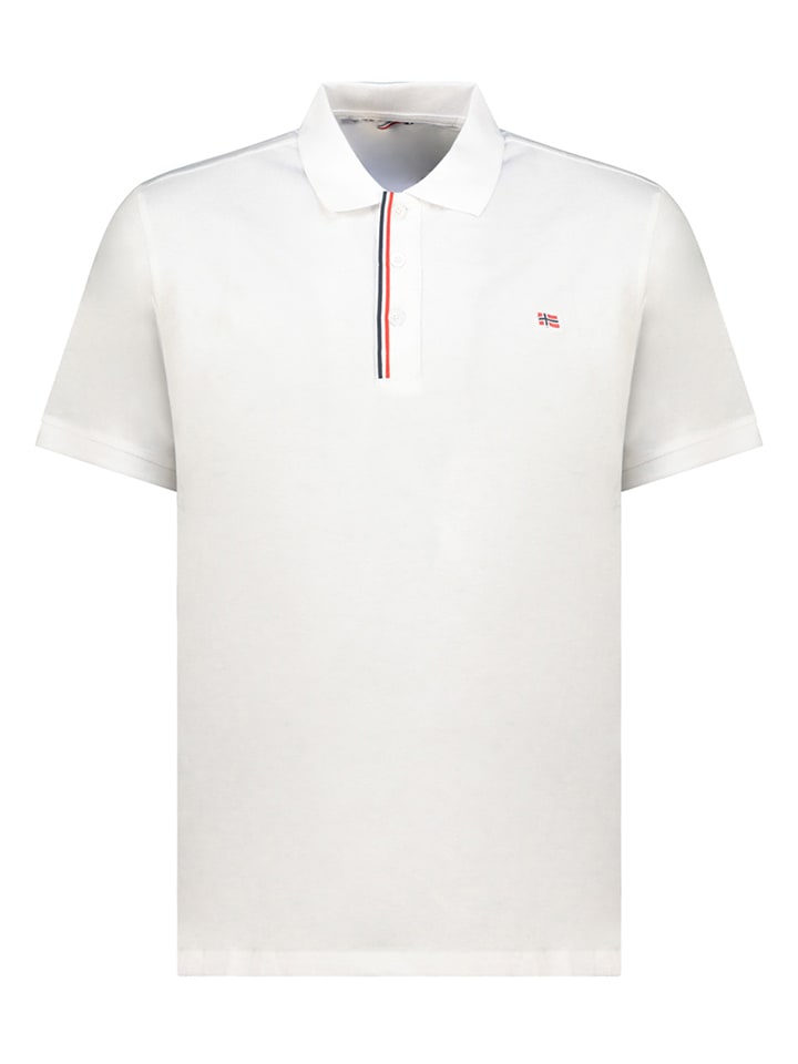 Koszulka polo "Krown" w kolorze białym