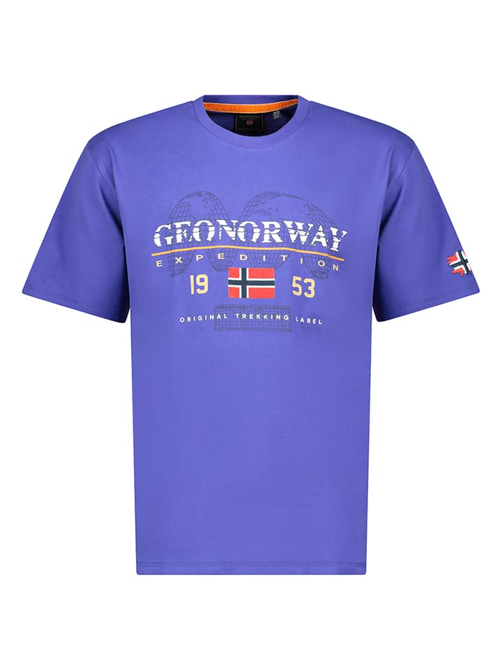 Shirt "Jecking" in Blau