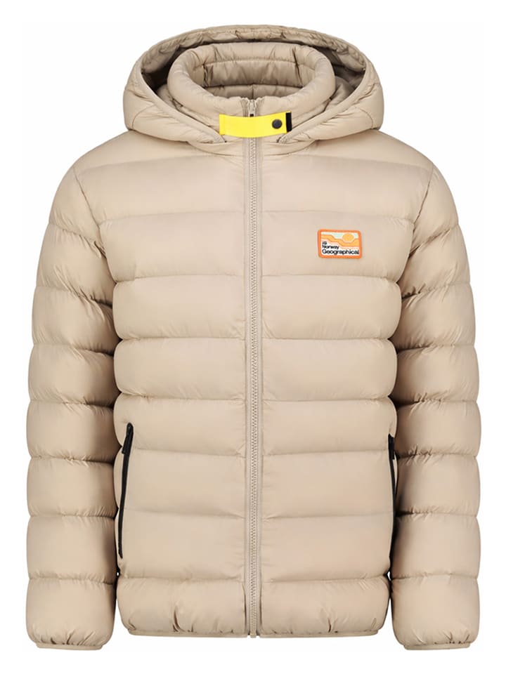 Doorgestikte jas "Avalanche" beige