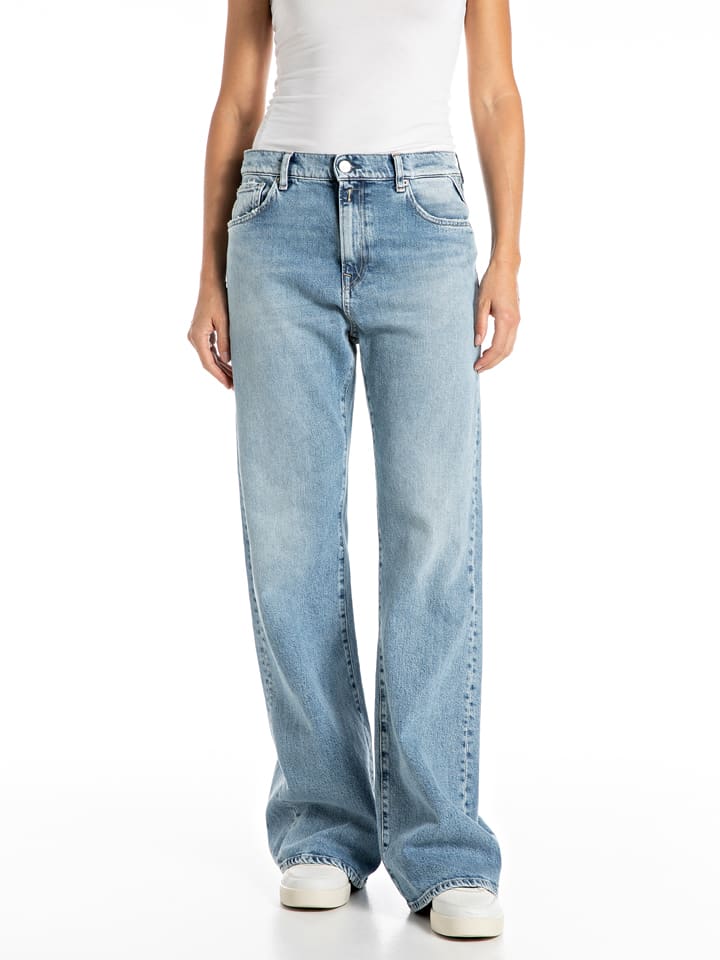 Jeans - Flared fit - in Hellblau